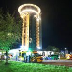 Brand in hotelkamer op de achtste verdieping aan de Lichtmisweg in Zwolle