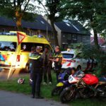 Motorrijder onderuit op de Schuurmansweg in Nijeveen