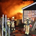 Uitslaande schuurbrand aan de Steenwijkerweg in Willemsoord