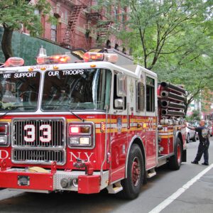 Hulpverlening - FDNY Firetruck Engine 33 New York (NYC) USA