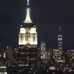 Reizen - Skyline Manhattan By Night New York (NYC) USA