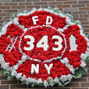 Hulpverlening - FDNY Sign Fire station 343 New York (NYC) USA