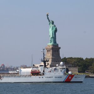 Statue of Liberty and U.S. Coast Guard New York (NYC) USA